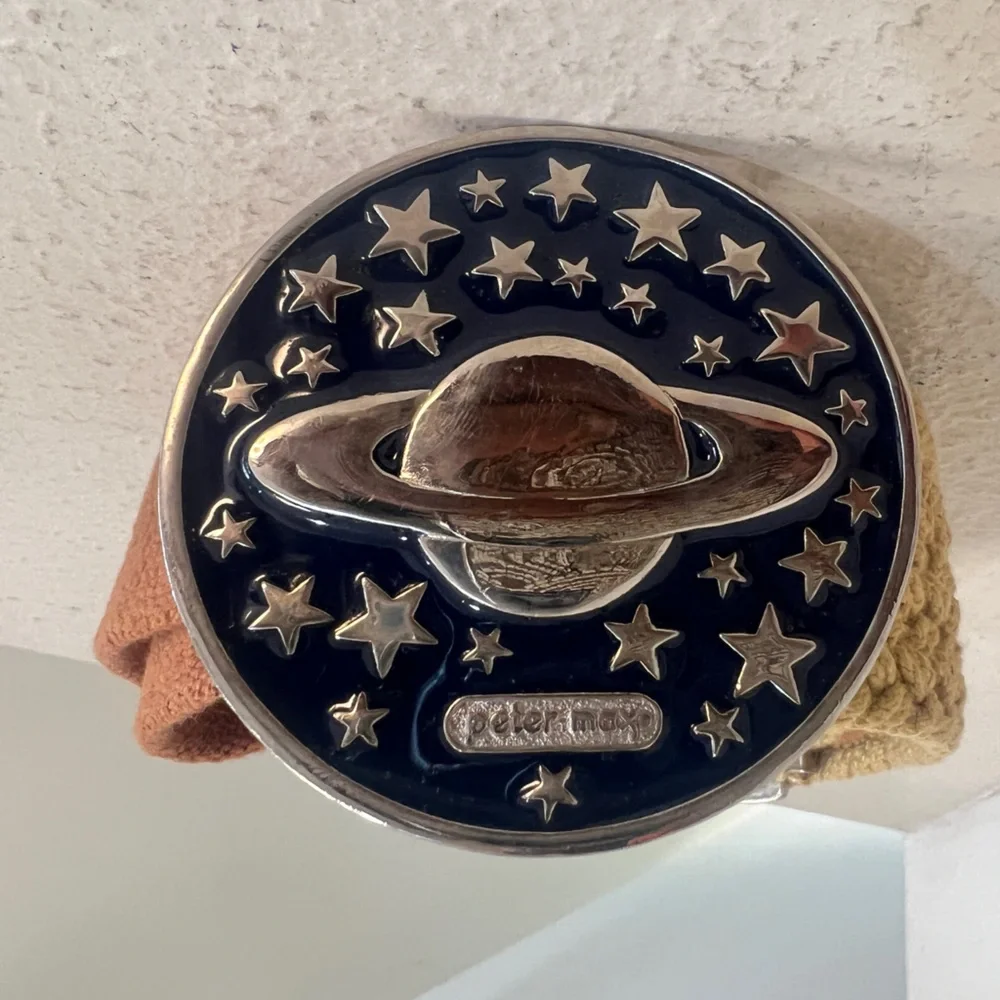 PETER MAX - Cosmic  Buckle/ Belt &  Circa 1969  Original‎  Vintage -Non Belt
